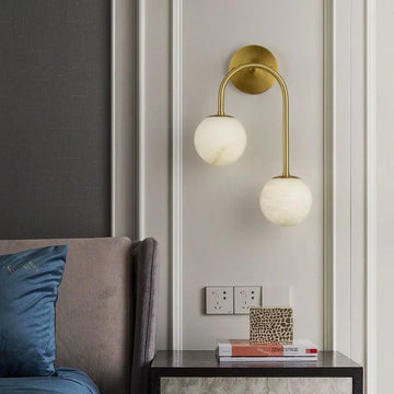 Alabaster Modern Marble Wall Sconce Blake & Brass