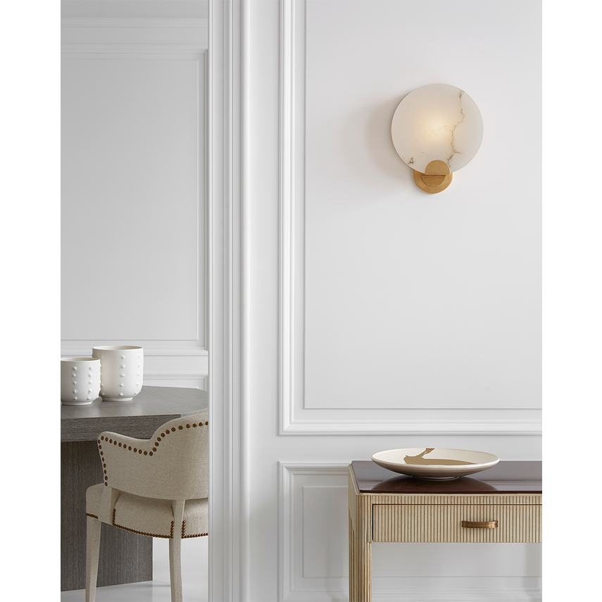 Alabaster Crutely Wall Sconce