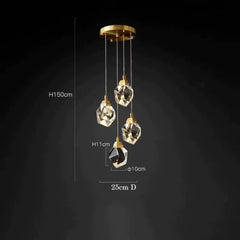 Mason Crystal Round Chandelier