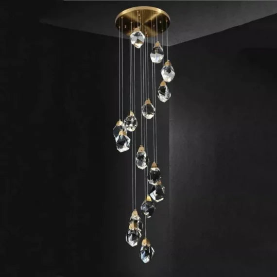 Mason Crystal Rotation Round Chandelier