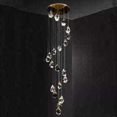 Mason Crystal Rotation Round Chandelier