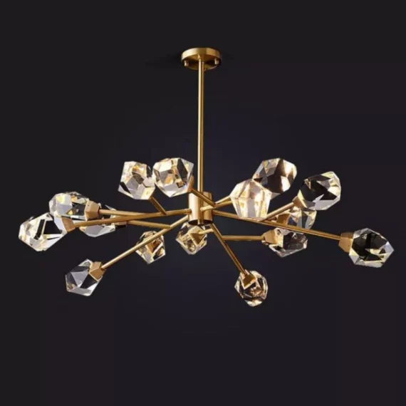 Mason Crystal Round Branch Chandelier