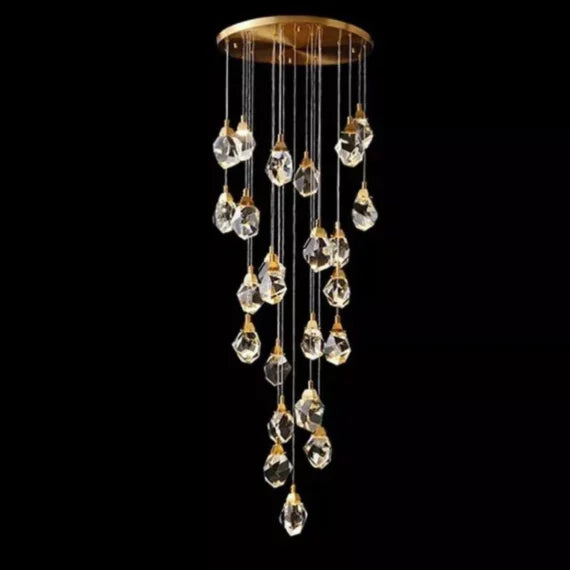 Mason Crystal Rotation Round Chandelier