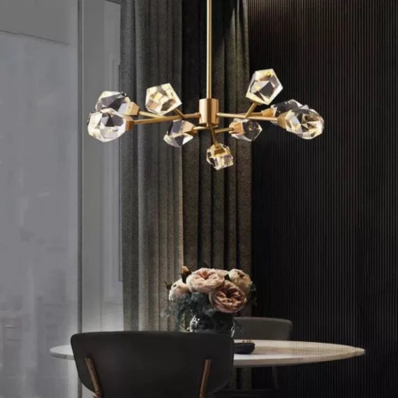 Mason Crystal Round Branch Chandelier