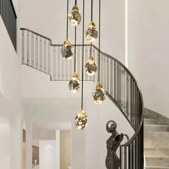 Mason Crystal Round Chandelier