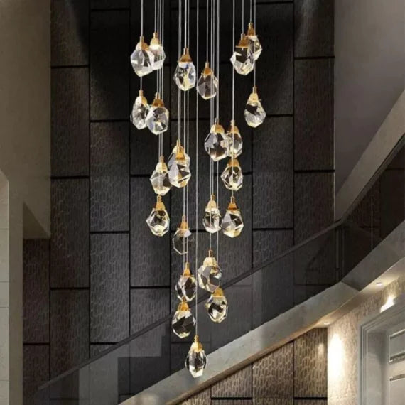 Mason Crystal Rotation Round Chandelier