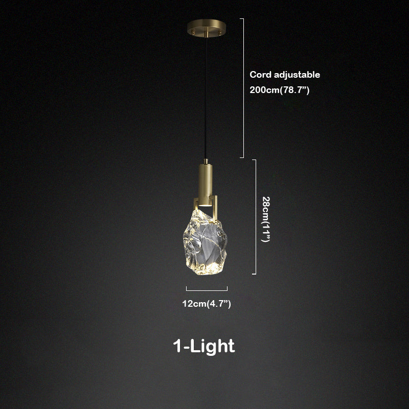 Iraegular Crystal Pendant Lighting