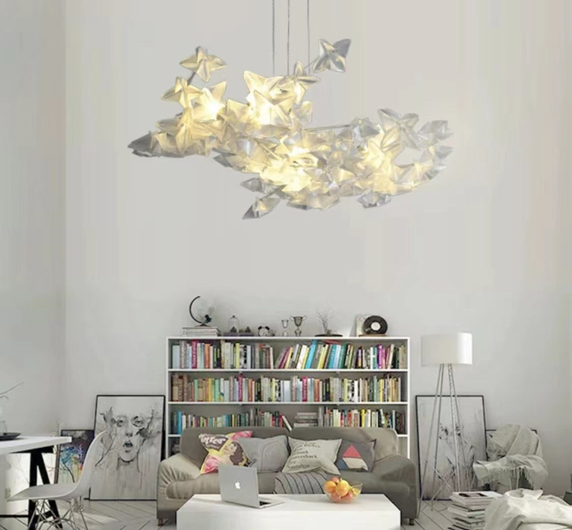 Italian Art Star Cluster Suspension Pendant Chandelier for Kitchen Island/Living/Dining Room