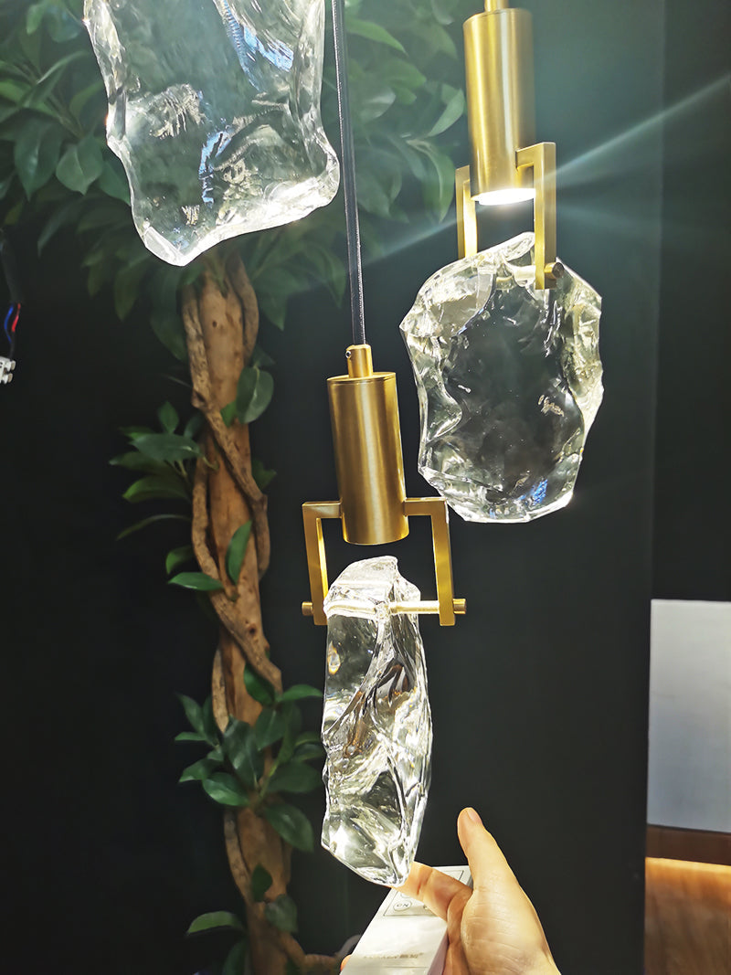 Iraegular Crystal Pendant Lighting