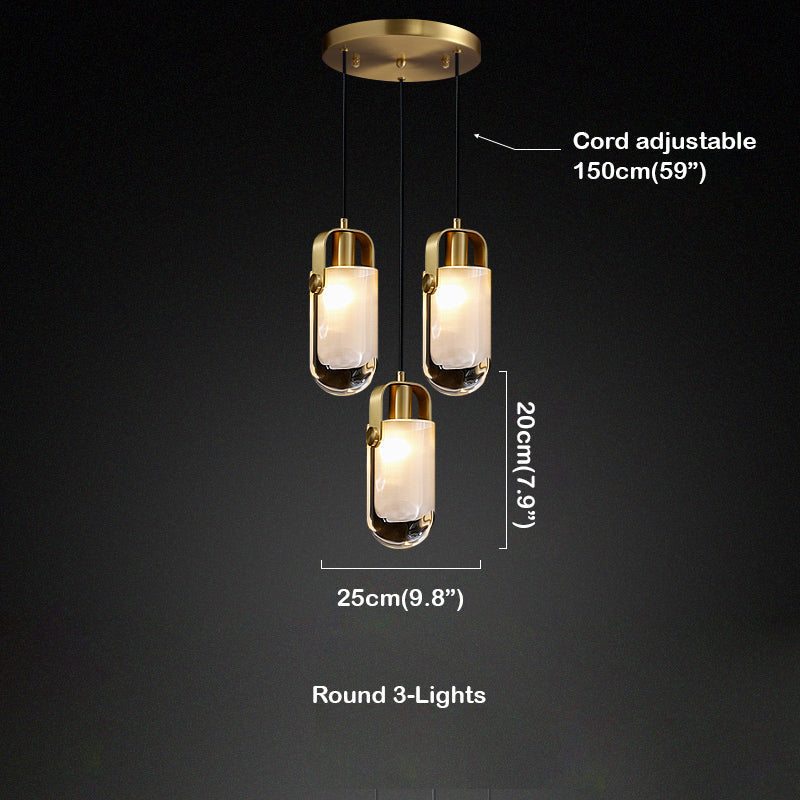 Silvy Modern Crystal Pendant For Dining Room