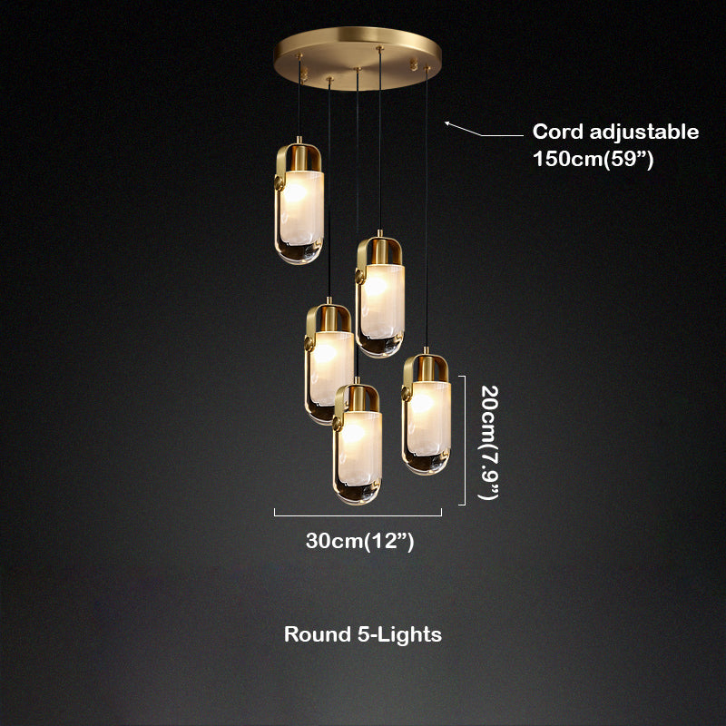 Silvy Modern Crystal Pendant For Dining Room