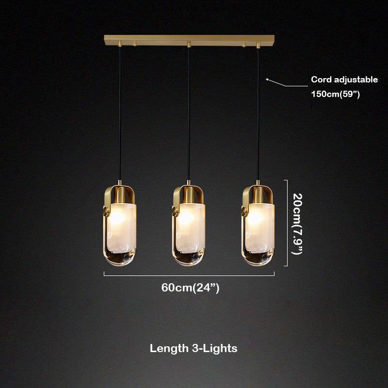 Silvy Modern Crystal Pendant For Dining Room