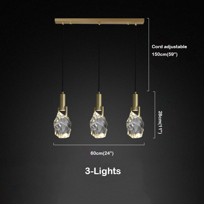 Iraegular Crystal Pendant Lighting