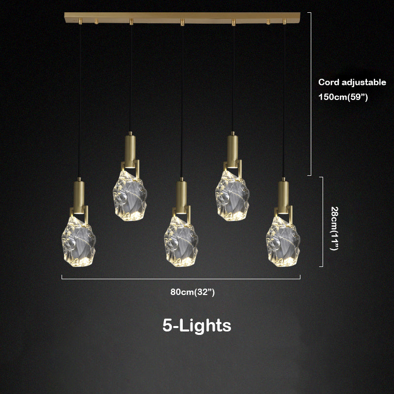 Iraegular Crystal Pendant Lighting