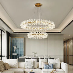 Frozen Ice Crystal Chandelier Light For Living Room Dining Hall