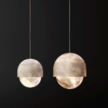 Alabaster Art Small Pendant Light 20cm/ 26cm