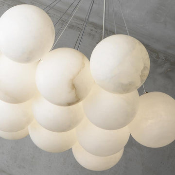 Alabaster Globe Art Pendant Light Balls