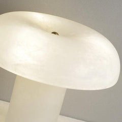 Alabaster Mushroom Table Lamp 9.8“ H