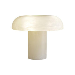 Alabaster Mushroom Table Lamp 9.8“ H