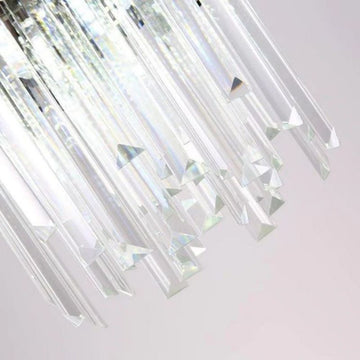 Bourbons Crystal Pendant 16" H