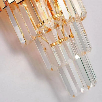 Bourbons Crystal Wall Sconce H