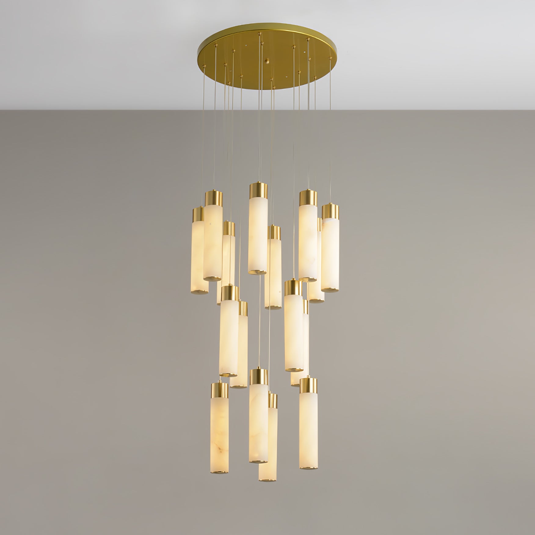 Alabaster Celestial Cascade Chandelier