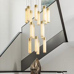 Alabaster Celestial Cascade Chandelier