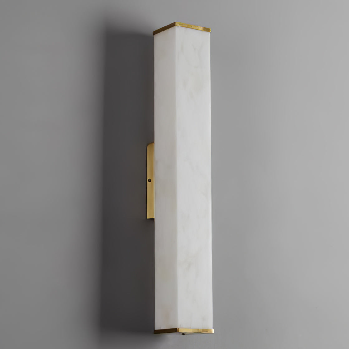 Alabaster Cuboid Wall Light