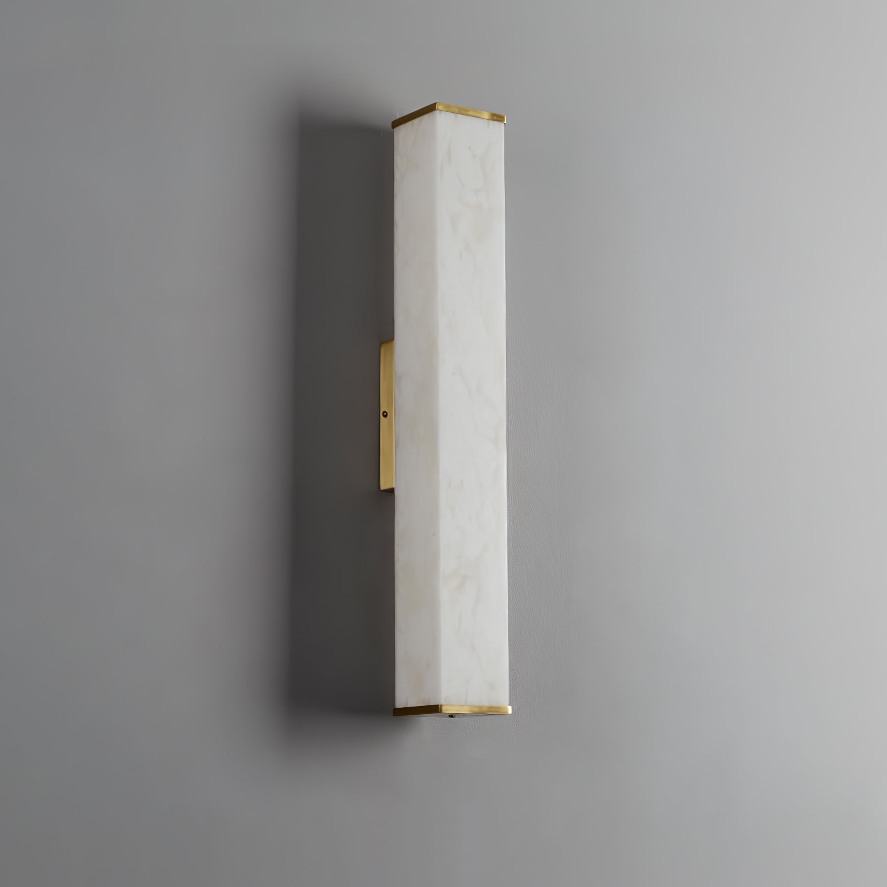 Alabaster Cuboid Wall Light