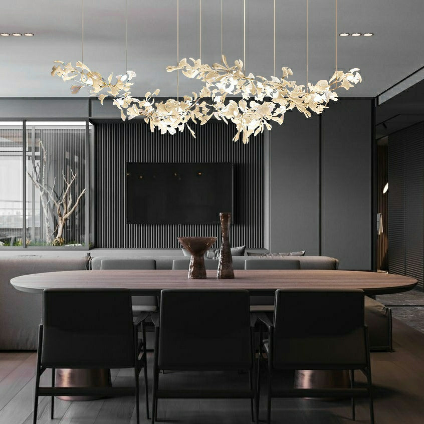 Natural Twig Chandelier: Two Tier White Twig Chandelier