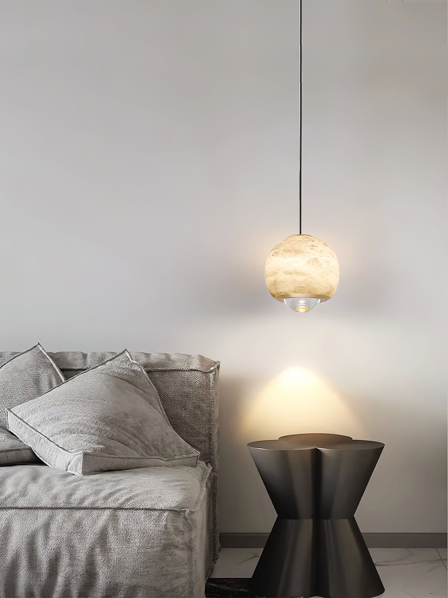 Alabaster Ferox Pendant Light