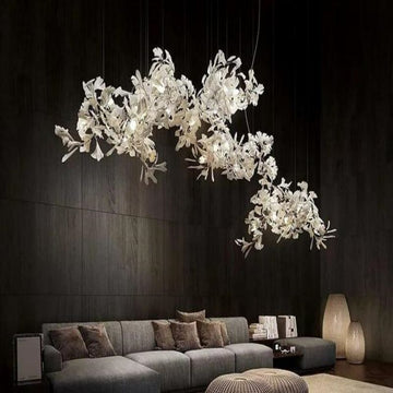 Ceramic Ginkgo Branch Chandelier 150cm / 180cm / 200cm / 250cm