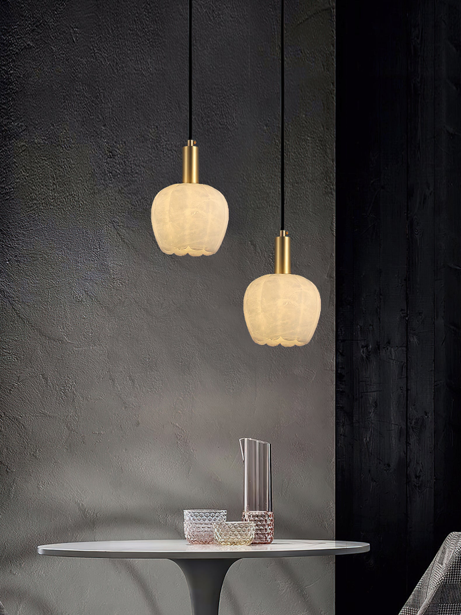 Alabaster Lilin Pendant Light