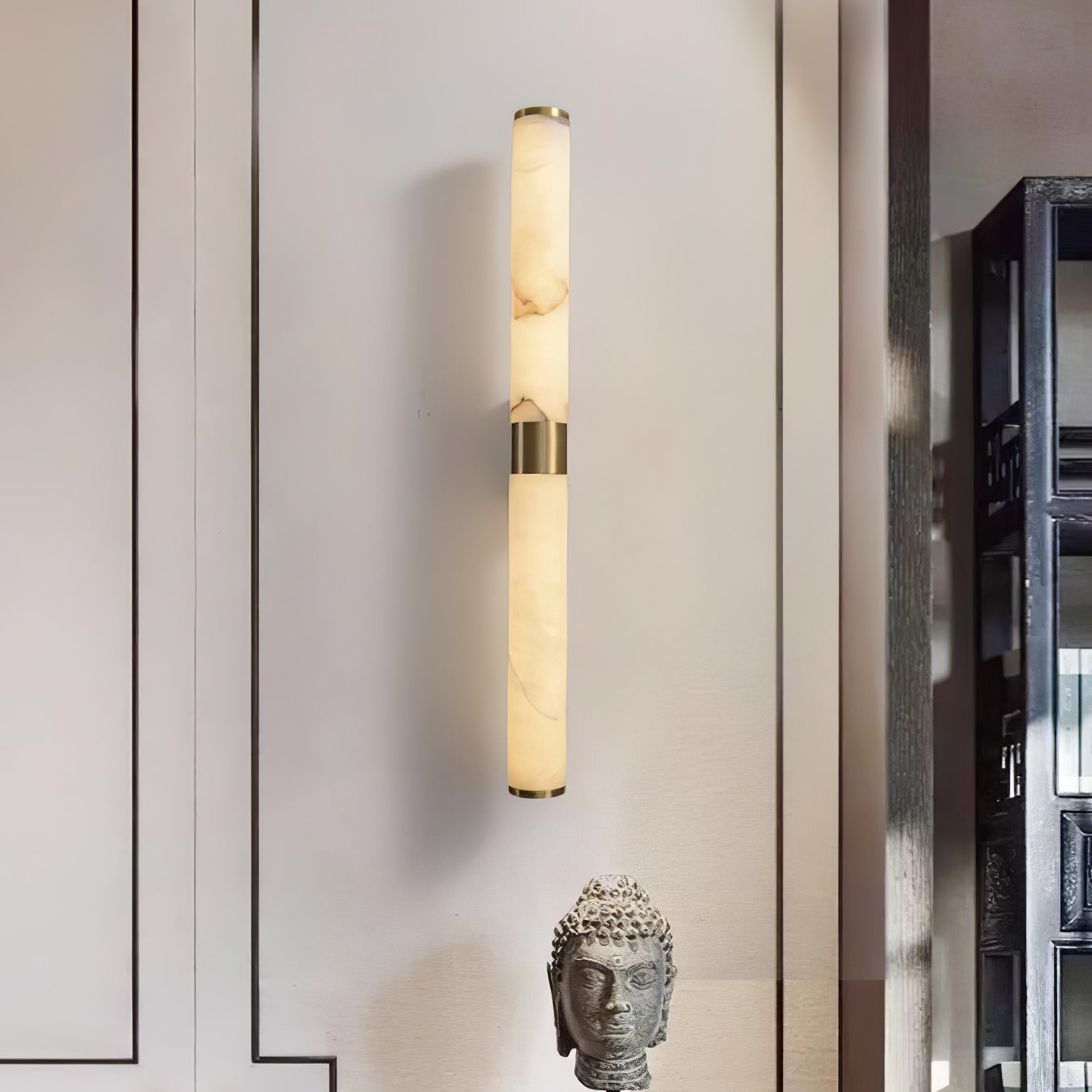 Alabaster Linear Wall Light