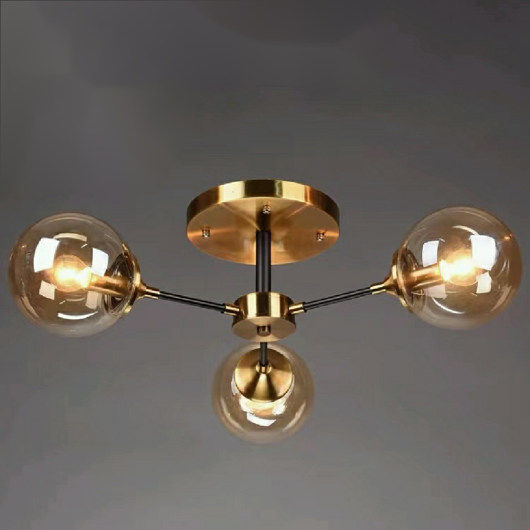 Magic Bean Molecular Chandelier Living Room Ceiling Light Modern Glass Ball Lamp