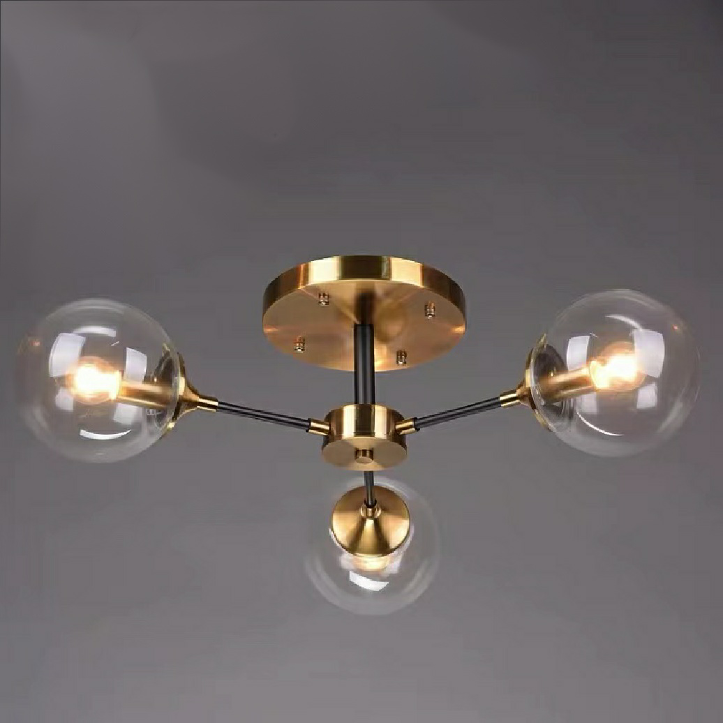 Magic Bean Molecular Chandelier Living Room Ceiling Light Modern Glass Ball Lamp