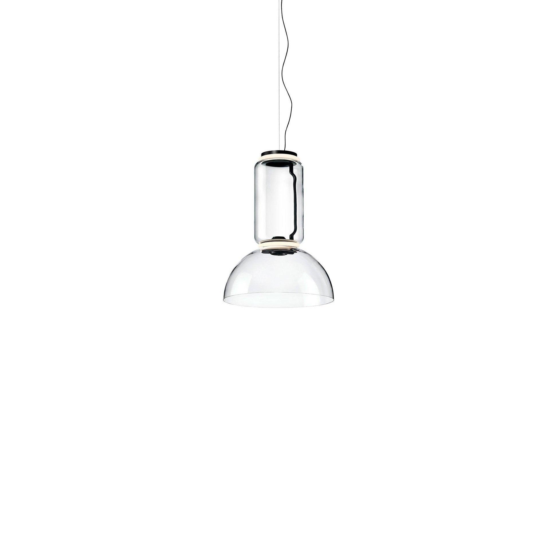 Cylindrical Glass Pendant Light