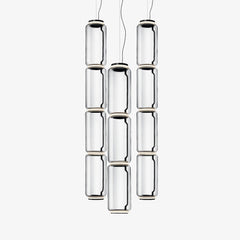 Cylindrical Glass Pendant Light