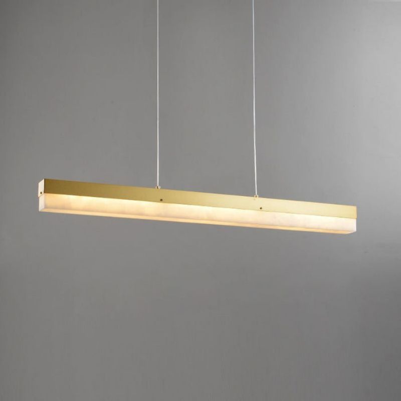 Alabaster Rectus Pendant Light