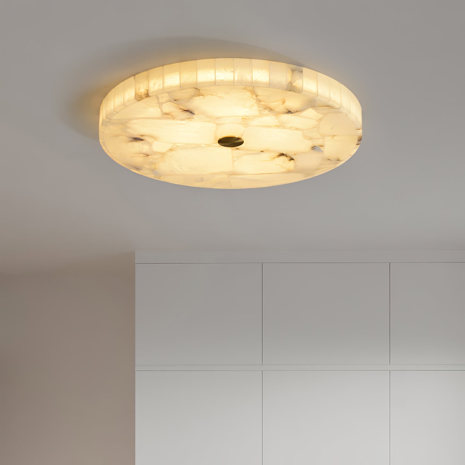 Alabaster Round Flush Mount 60cm