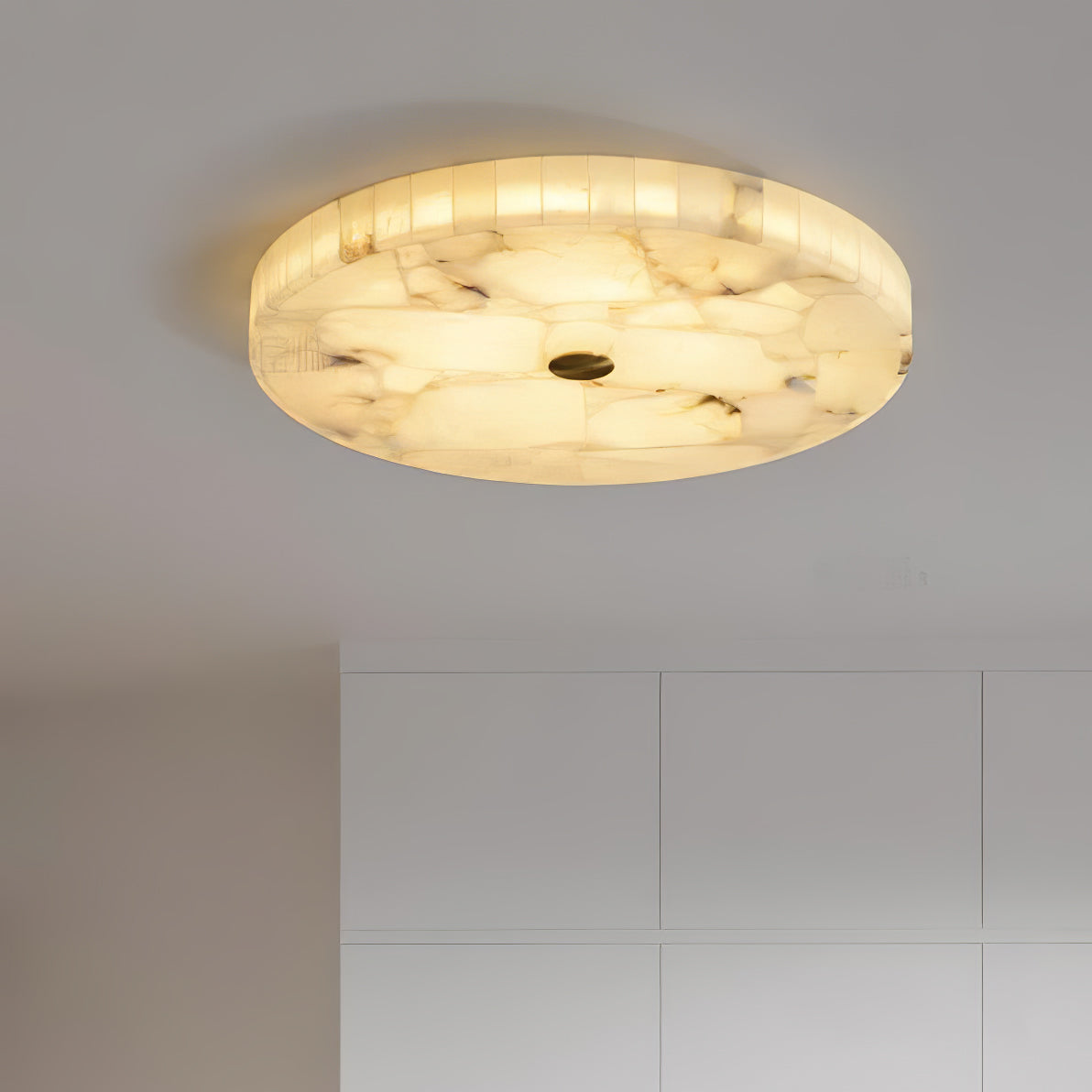 Alabaster Round Flush Mount 60cm