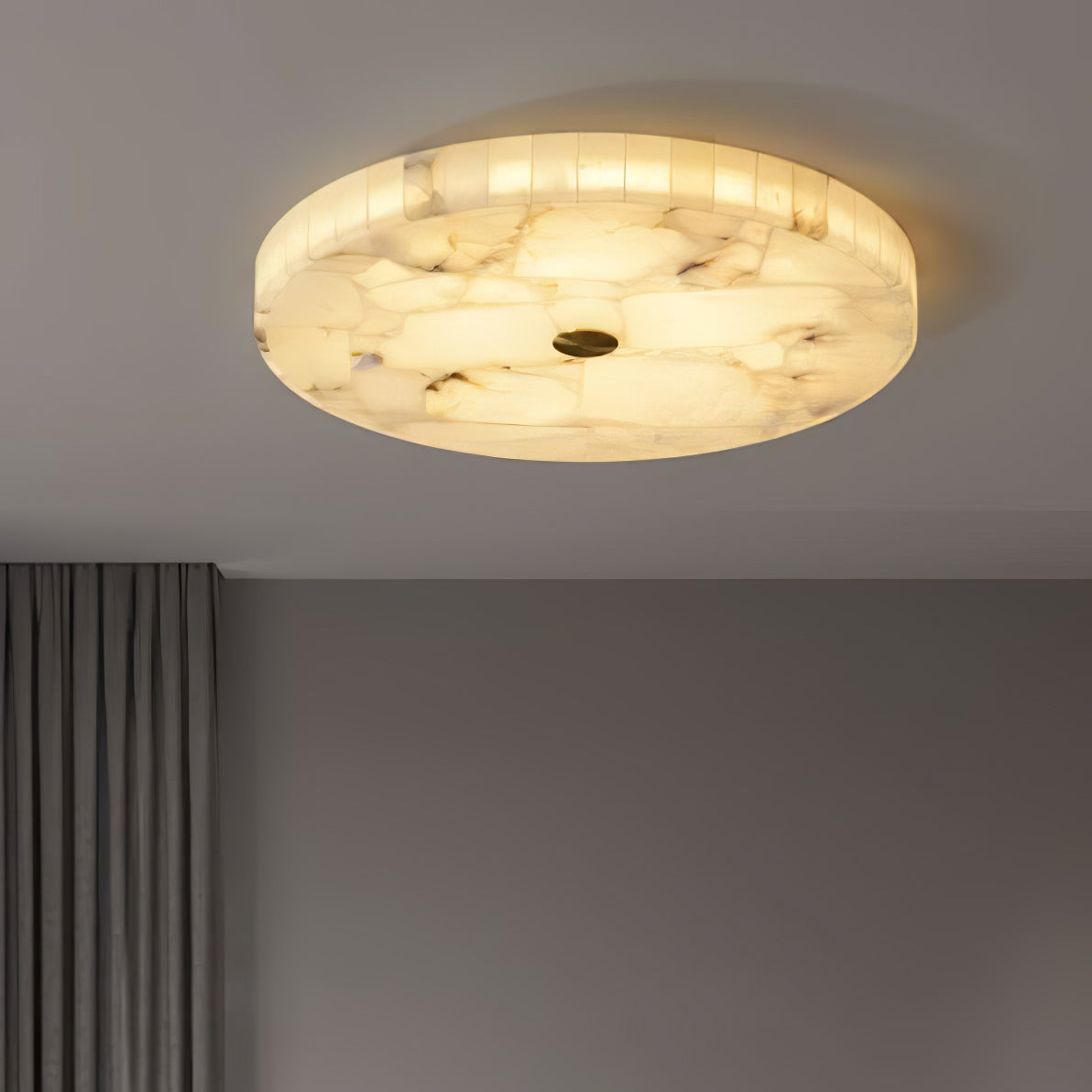 Alabaster Round Flush Mount 60cm