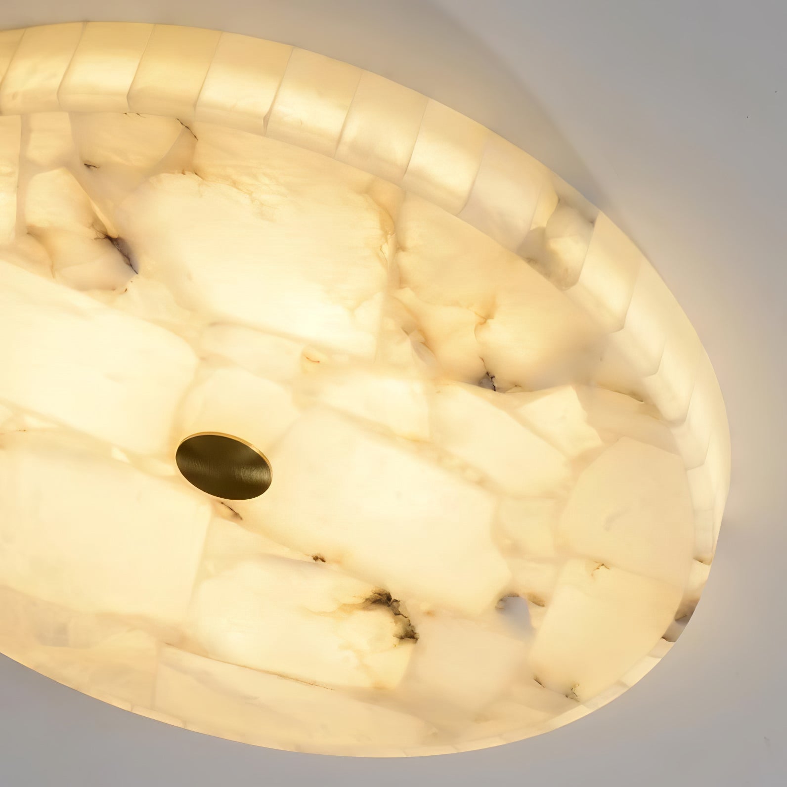 Alabaster Round Flush Mount 60cm