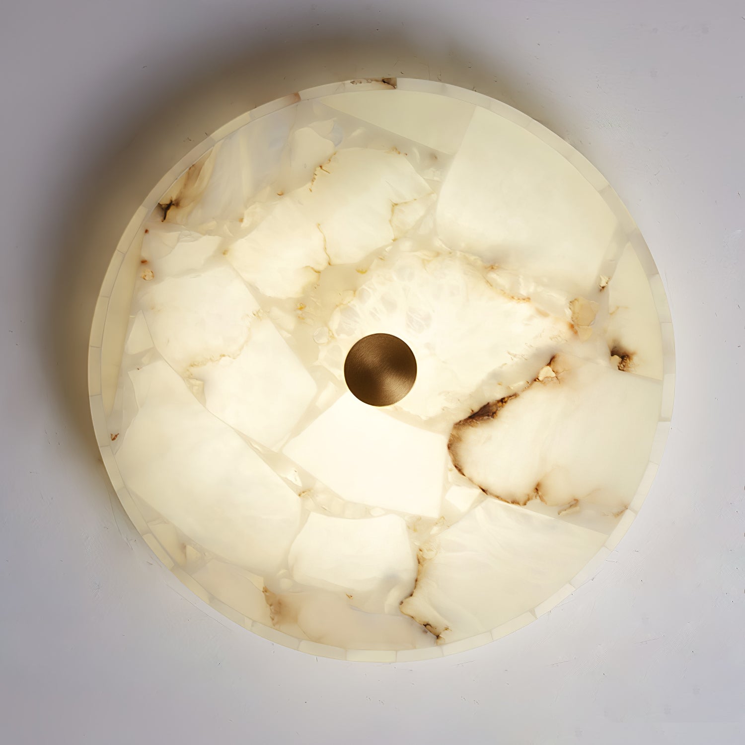 Alabaster Round Flush Mount 60cm