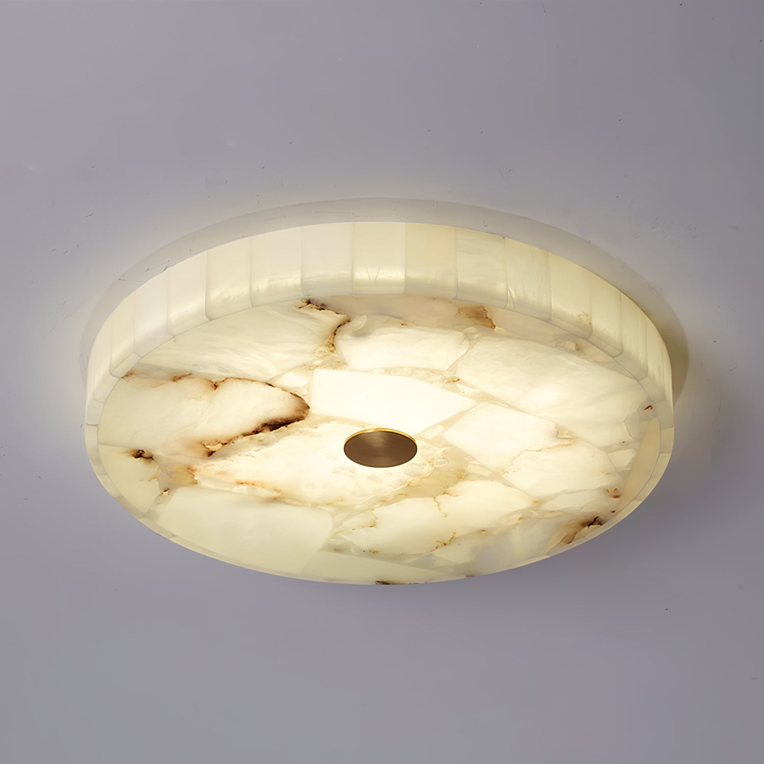 Alabaster Round Flush Mount 60cm