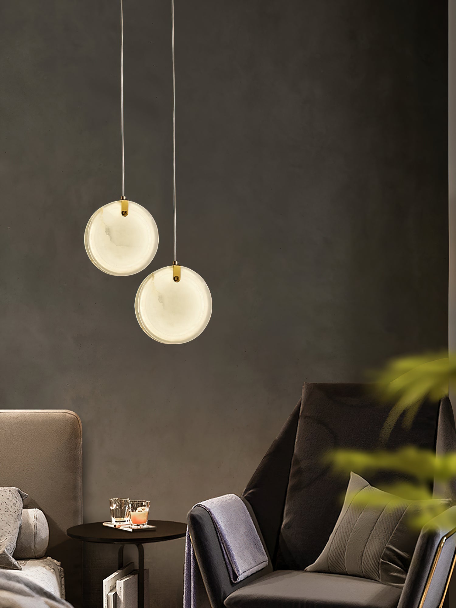 Alabaster Soho Pendant Light