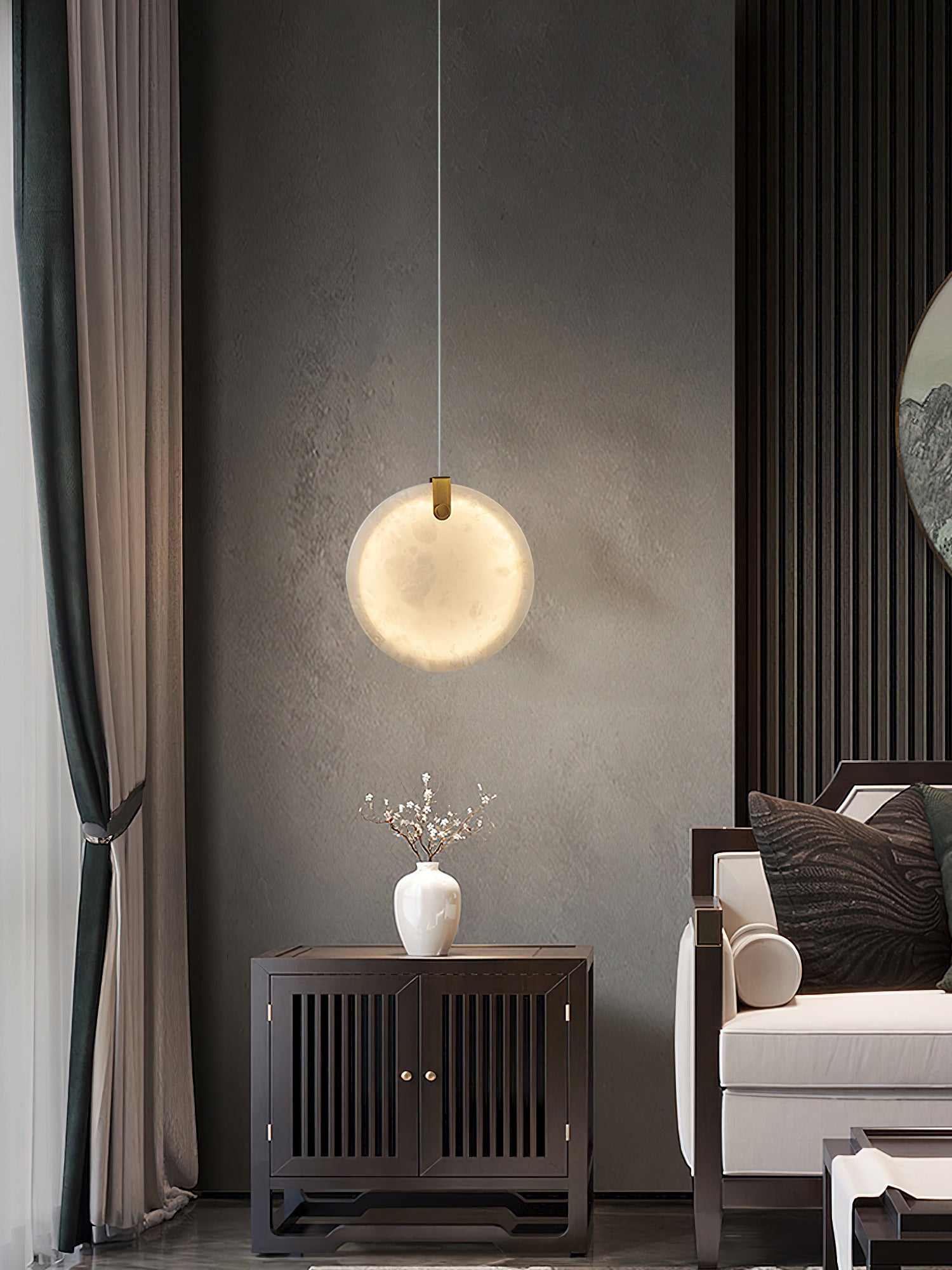 Alabaster Soho Pendant Light