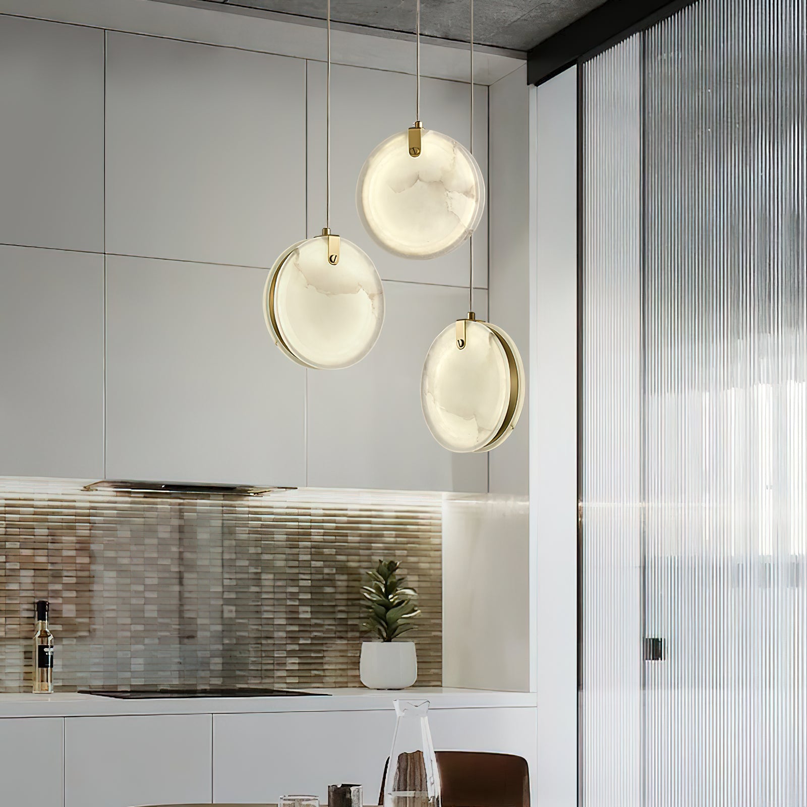 Alabaster Soho Pendant Light