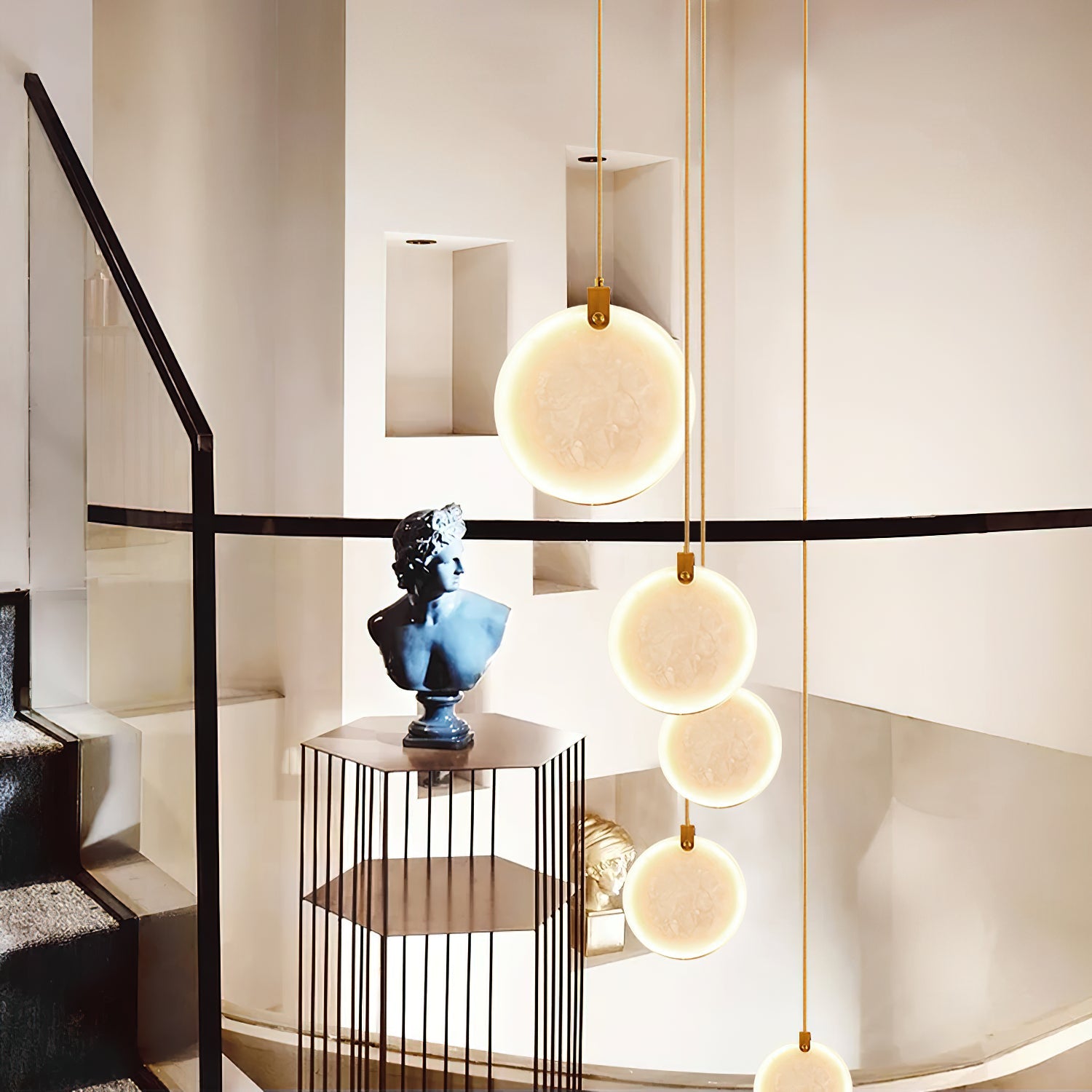 Alabaster Soho Pendant Light