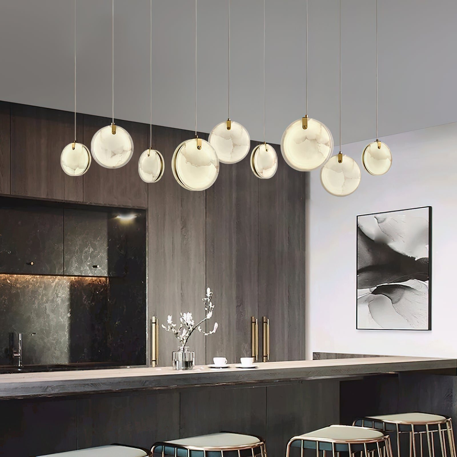 Alabaster Soho Pendant Light